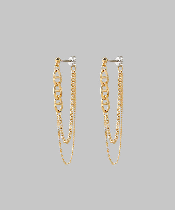 【SANPO ONLINE限定】チェーンピアス&ネックレスセット[Sheerchic]
