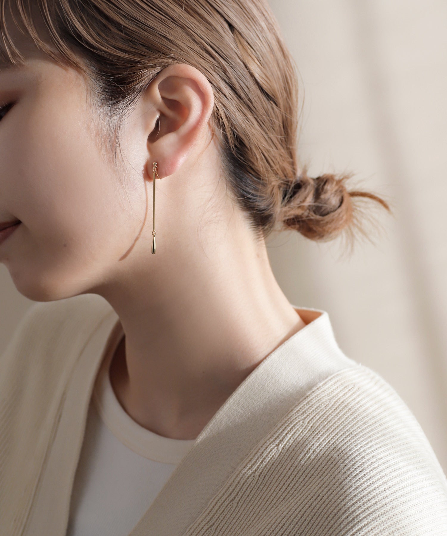 mimi33】【SANPO ONLINE限定】ヤジロベエイヤリング[Sheerchic