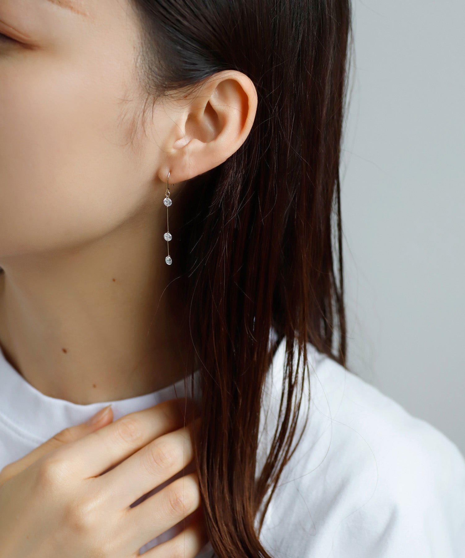 mimi33】【SANPO ONLINE限定】ヤジロベエイヤリング[Sheerchic