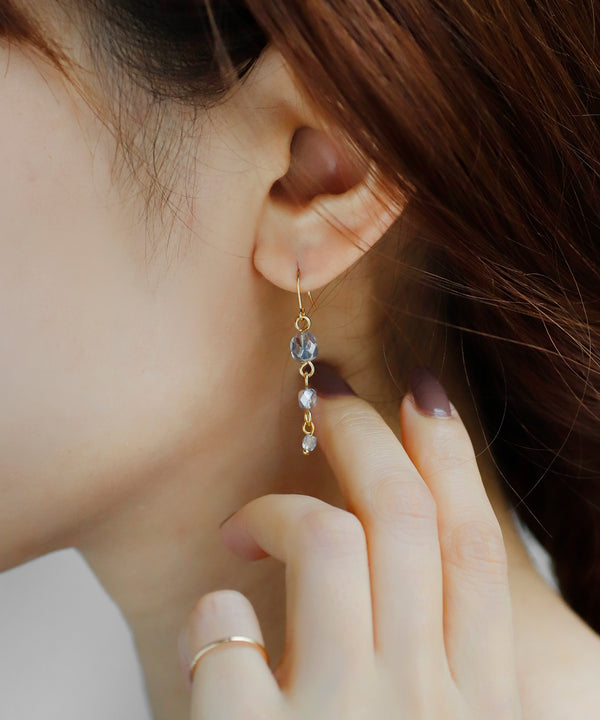 [Online Exclusive] Cut Glass Earrings [C]