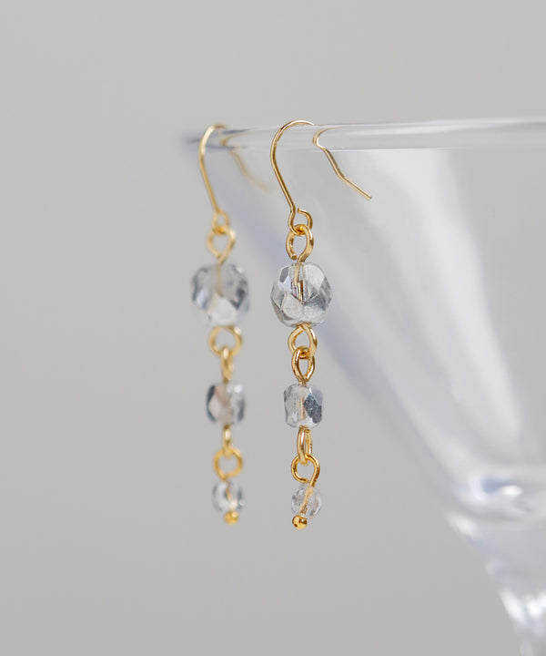 [Online Exclusive] Cut Glass Earrings [C]