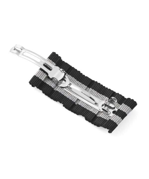 [Online Exclusive] Striped Barrette [Set of 2]