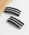 [Online Exclusive] Striped Barrette [Set of 2]