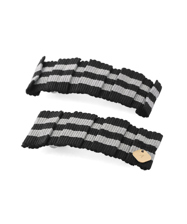 [Online Exclusive] Striped Barrette [Set of 2]