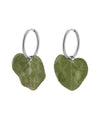 [Little Witch x mimi33] Cyclamen Leaf Earrings [Stainless Steel] *Limited Edition*