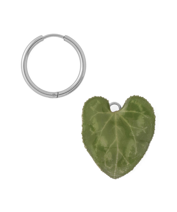 [Little Witch x mimi33] Cyclamen Leaf Earrings [Stainless Steel] *Limited Edition*