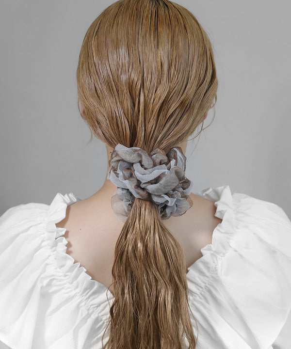 Knitted scrunchie