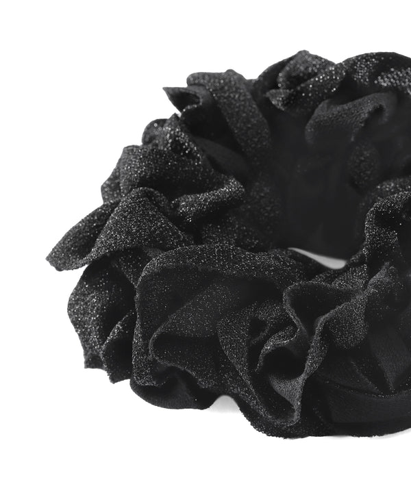 Lamé Knit Scrunchie