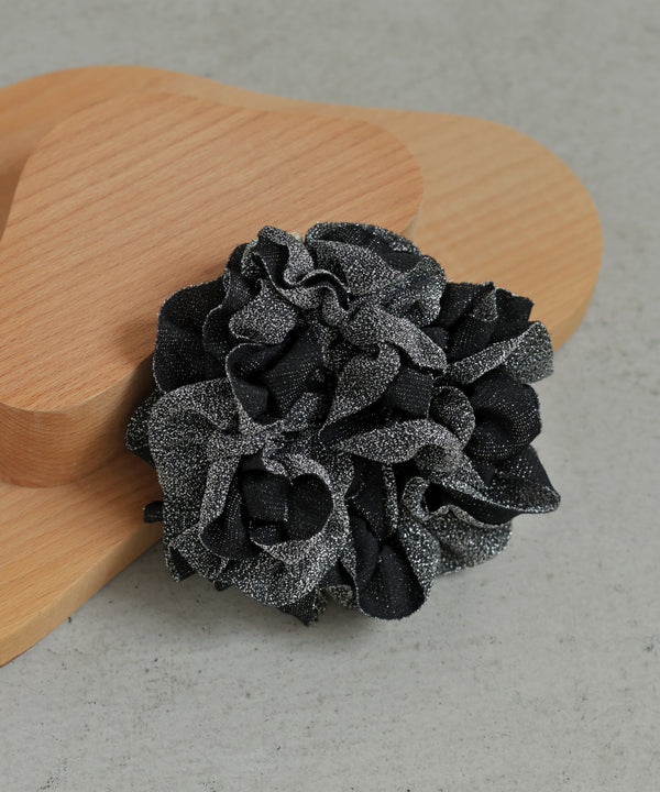 Lamé Knit Scrunchie