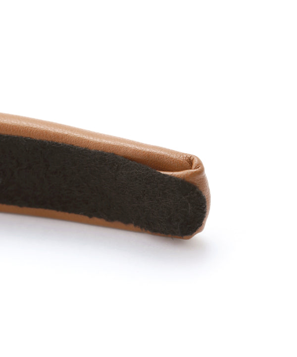 レザー調のボリュームカチューシャ