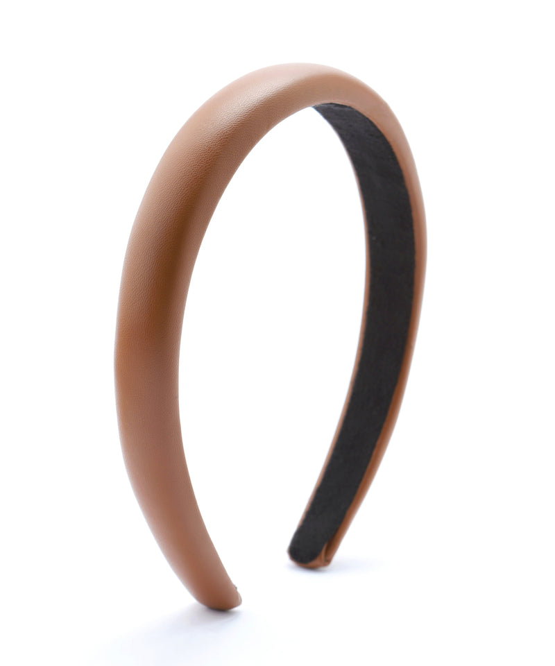 レザー調のボリュームカチューシャ