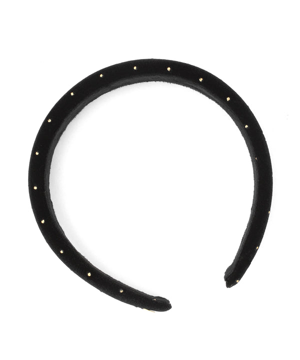 メタルドットベロアカチューシャ