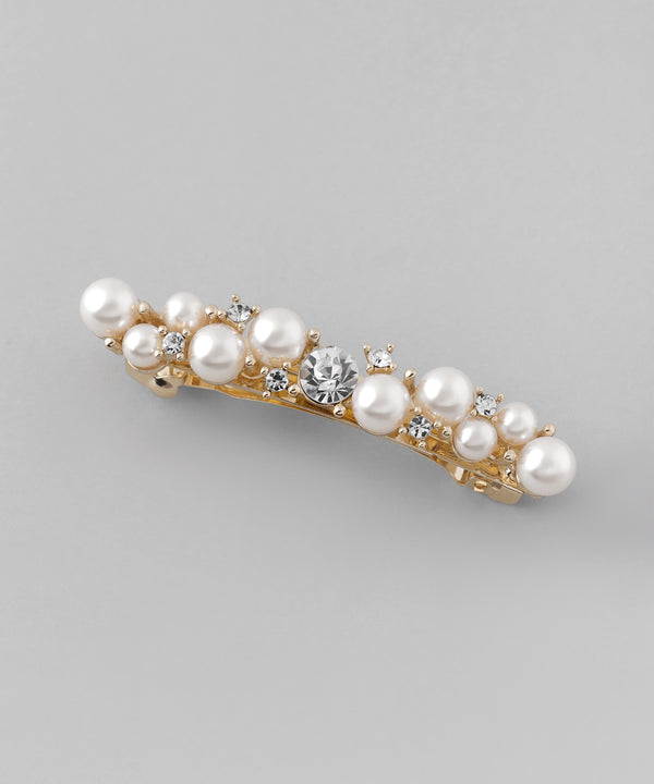 パール×ビジューバレッタ