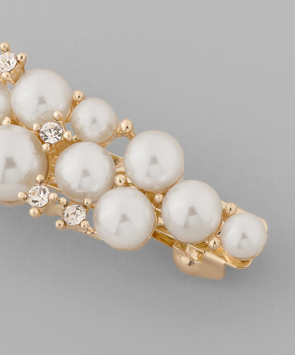 パール×ビジューバレッタ