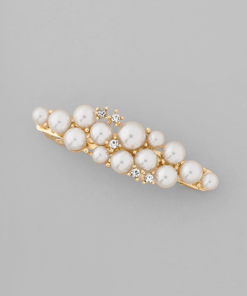 パール×ビジューバレッタ