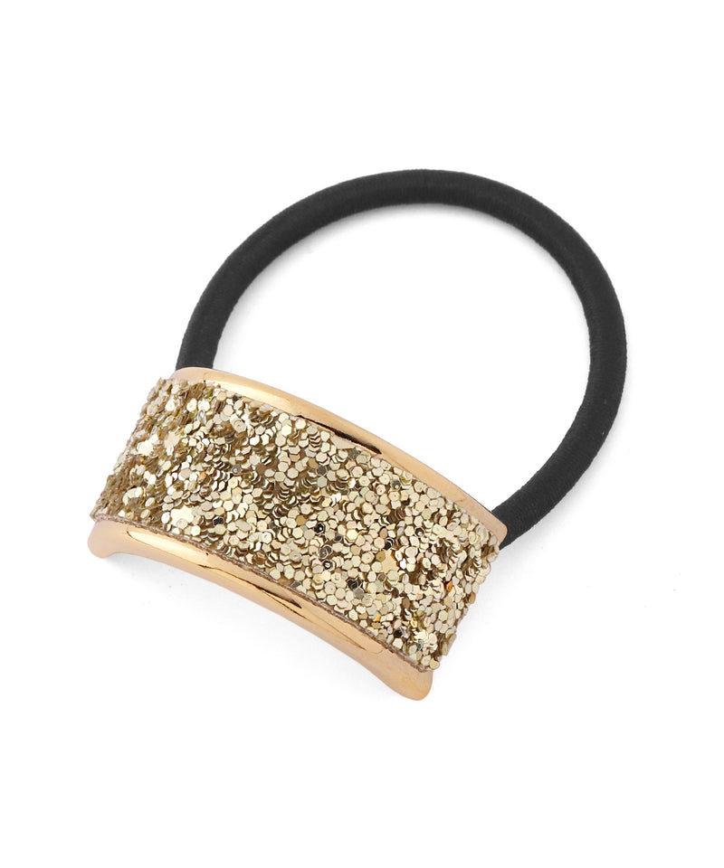 Glitter Arch Plate Hair Tie