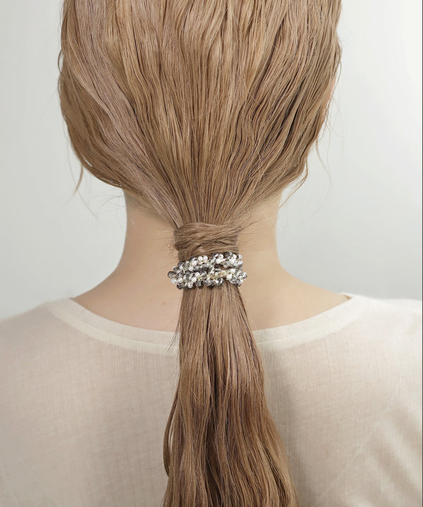 Pearl x Bead Scrunchie