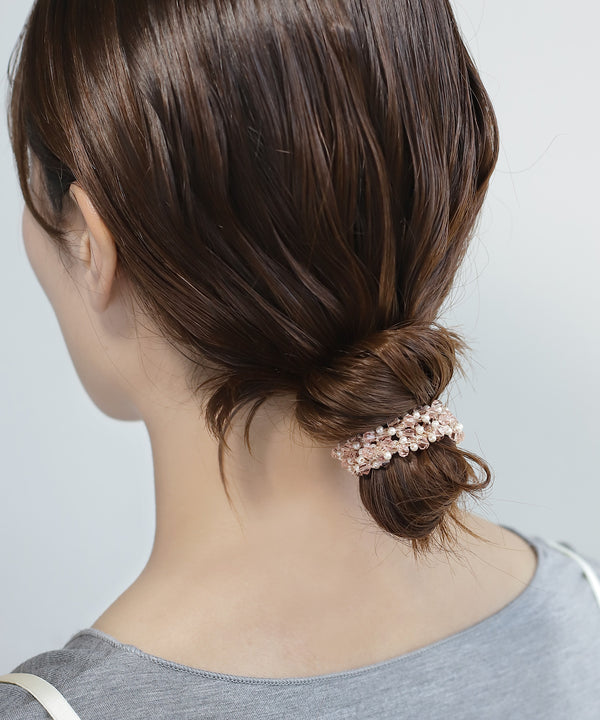 Pearl x Bead Scrunchie