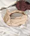 Chic color wrinkle turban