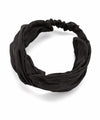 Chic color wrinkle turban