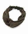 Chic color wrinkle turban