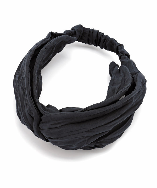 Chic color wrinkle turban