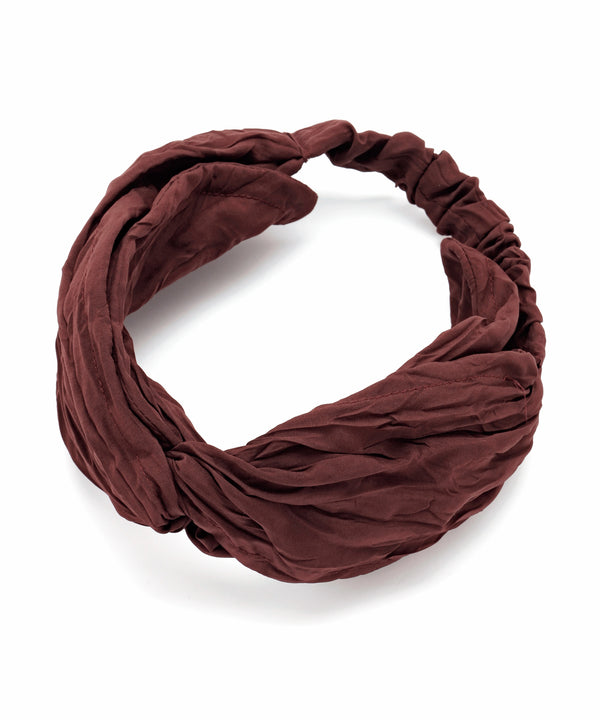 Chic color wrinkle turban