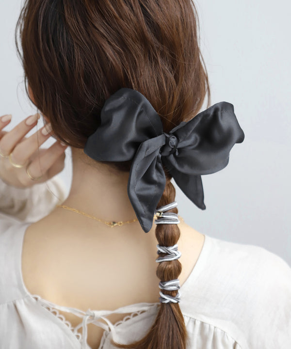 Wire ribbon volume barrette