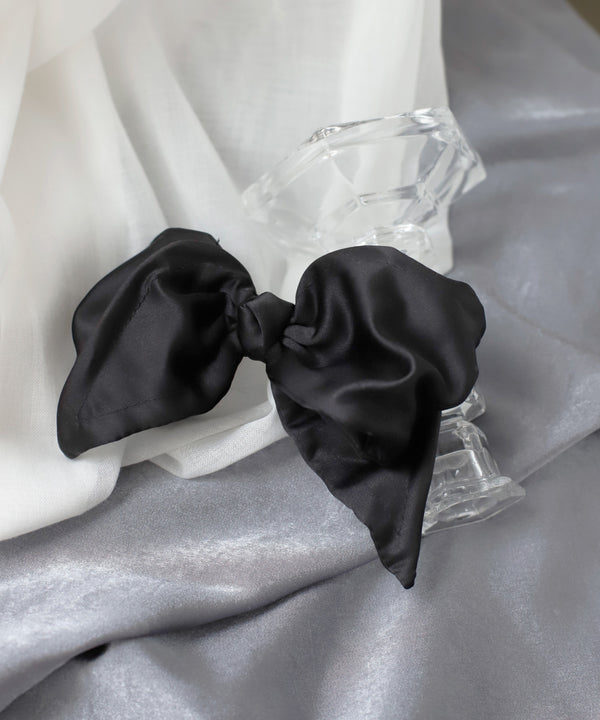 Wire ribbon volume barrette