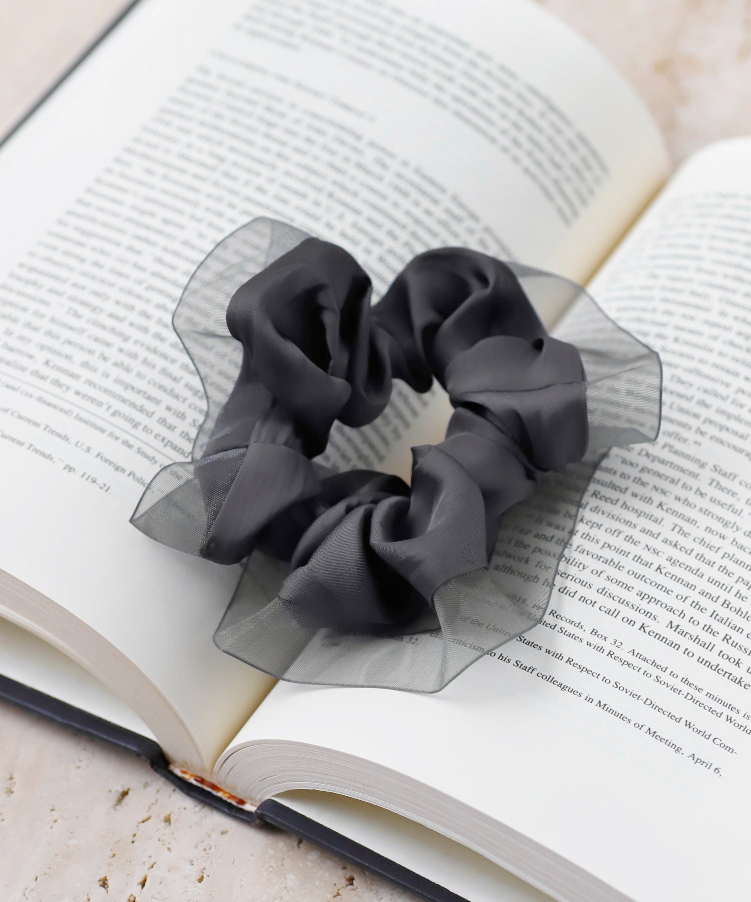 ANEMONE】サテン×オーガンジーシュシュ｜SANPO ONLINE(サンポーオンライン)