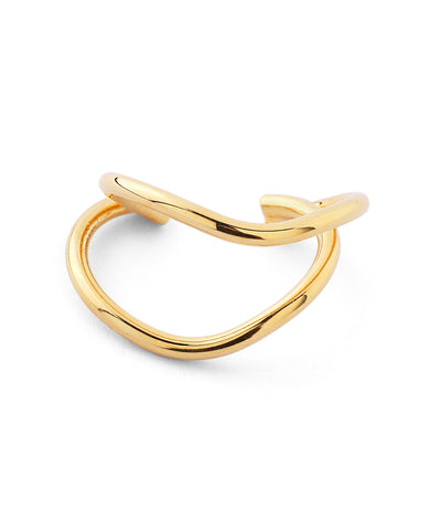 ニュアンスメタルラインリング