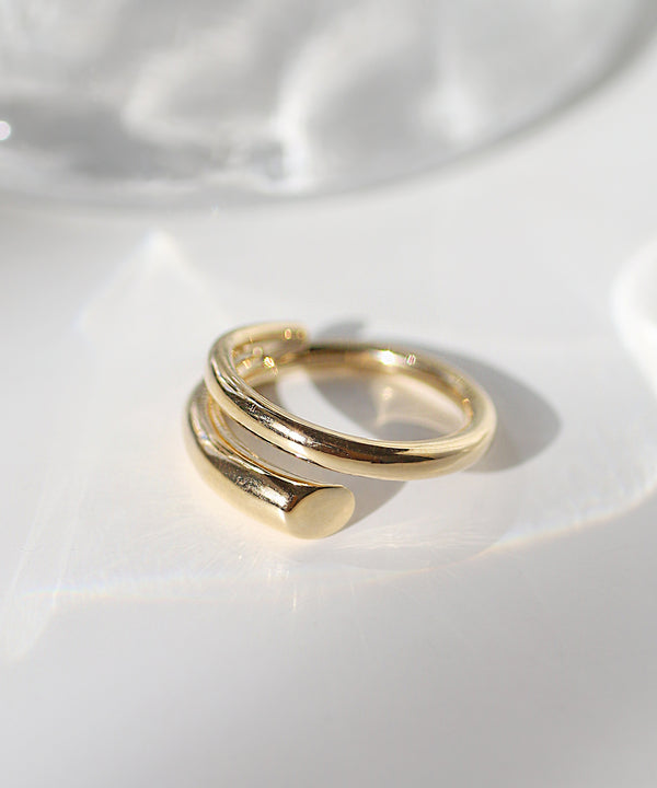 Hoop Metal Line Ring