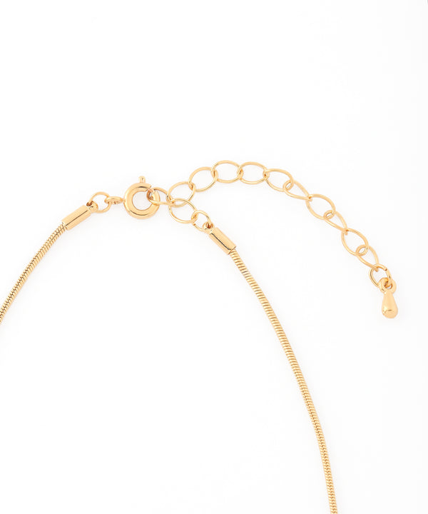 ニュアンスメタルチャームネックレス