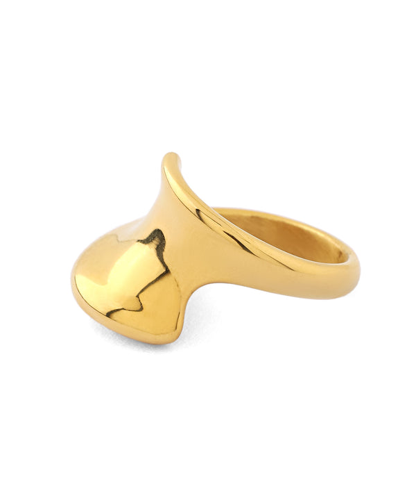 [Stainless Steel] Nuance Wide Metal Ring