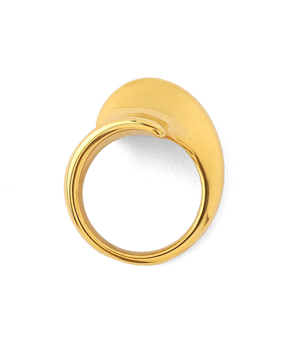 [Stainless Steel] Nuance Wide Metal Ring