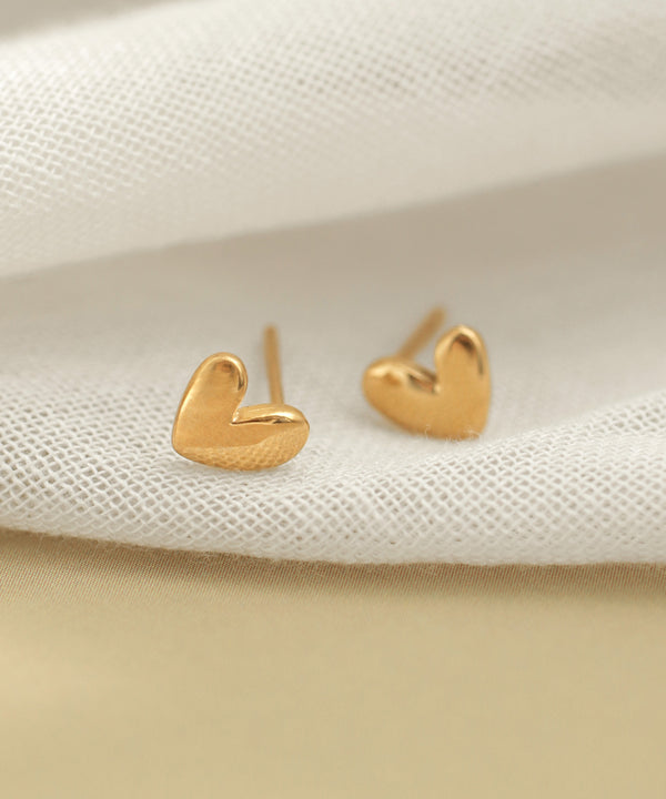 【ステンレス】ハートピアス