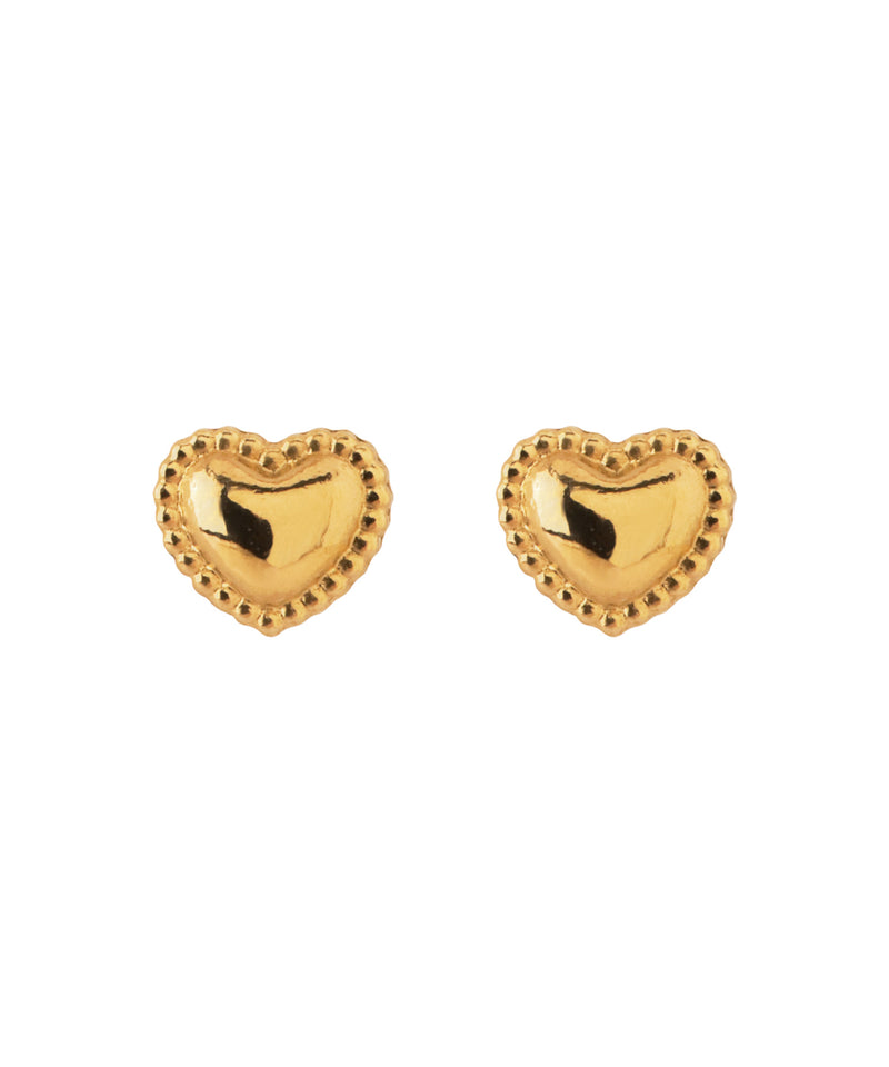 【ステンレス】ハートピアス