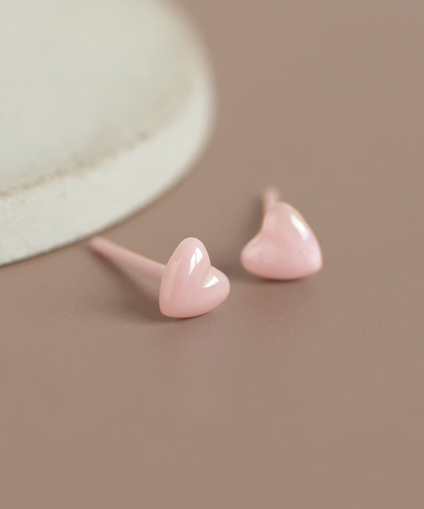 カラーハートピアス