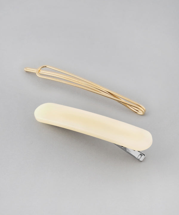 Oval x Drop Line Hairpins (Set of 2)