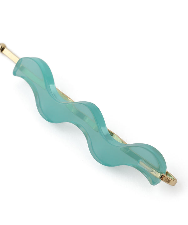 サークル×ウェーブラインのヘアピン[2本セット]