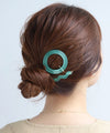 サークル×ウェーブラインのヘアピン[2本セット]