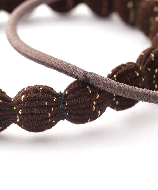 ラメシュシュ×デザインヘアゴム[5本セット]