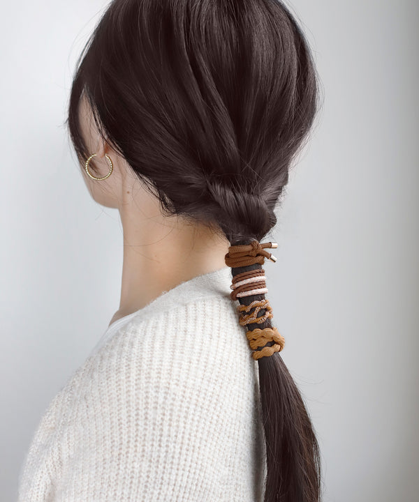 マルチデザインヘアゴム[6本セット]