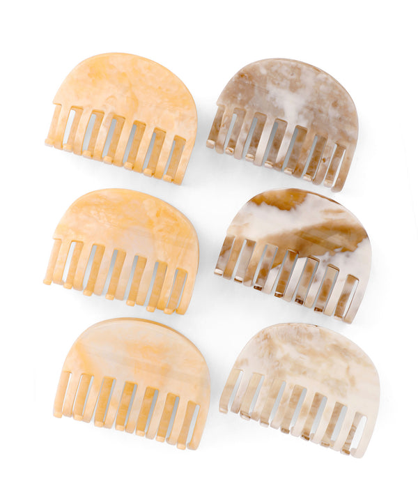 マルチ柄ハーフムーンバンス