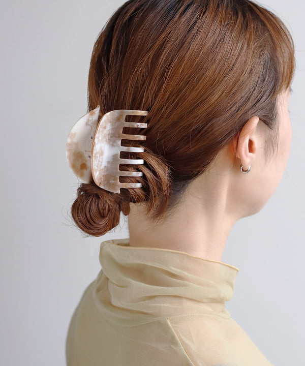 マルチ柄ハーフムーンバンス