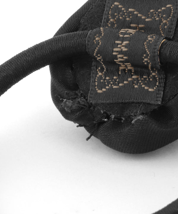 サテンローズヘアゴム