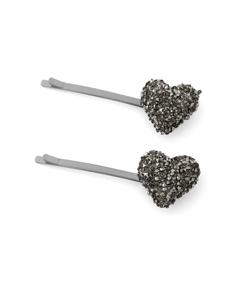 Shiny Heart Hairpins (Set of 2)