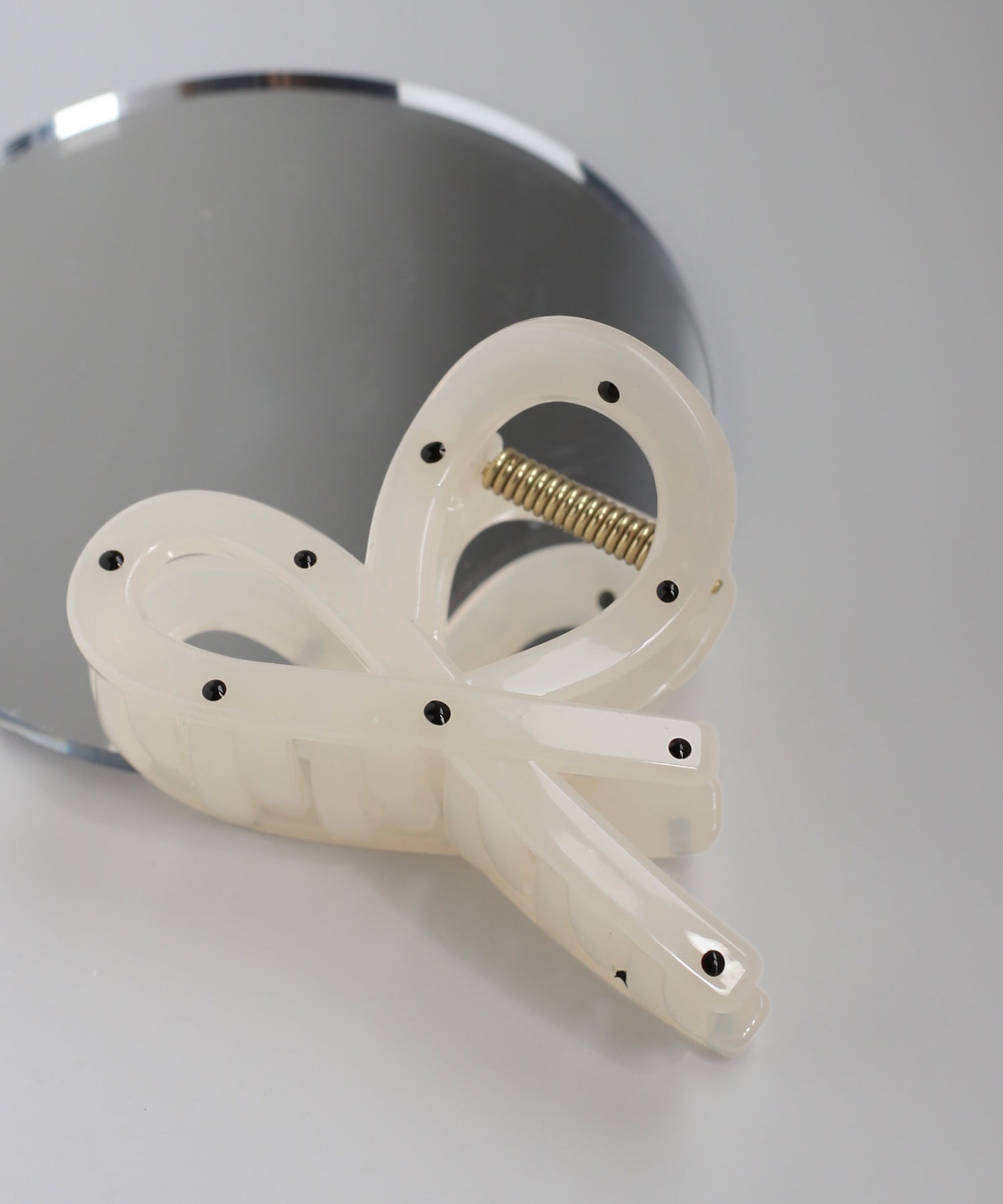 ANEMONE】ドット柄リボンバンス｜アネモネ・シエナロゼ・ミミサン