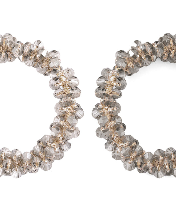 Organza Scrunchie x Beaded Hair Tie [Set of 3]