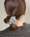 Organza Scrunchie x Beaded Hair Tie [Set of 3]
